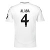 Original Trikotsatz Real Madrid Alaba 4 Heimtrikot 2024-25 Für Kinder